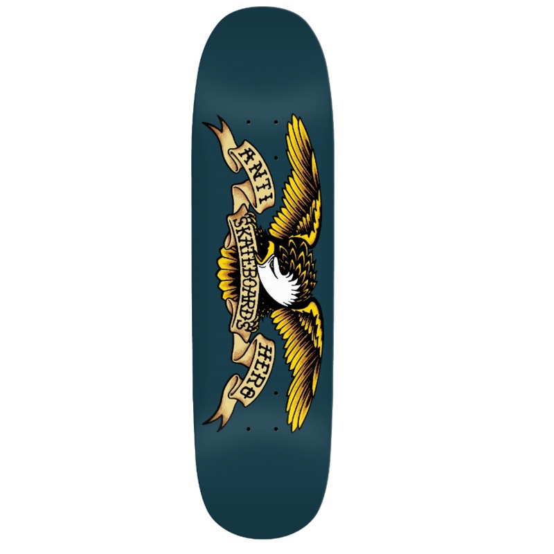 Antihero Classic Shaped Eagle Blue Meanie Skateboard Deck