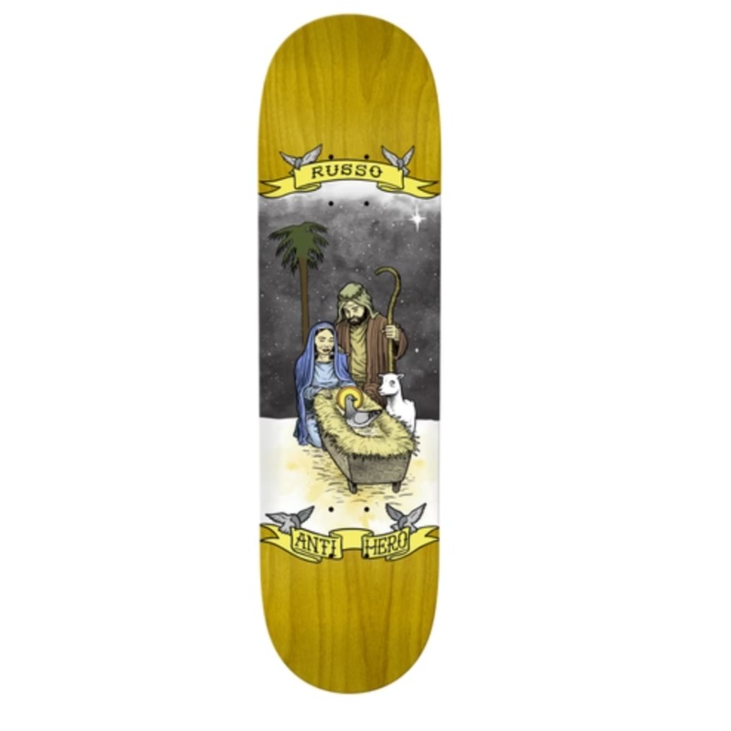 Antihero Russo Pigeon Religion Skateboard Deck in 8.38