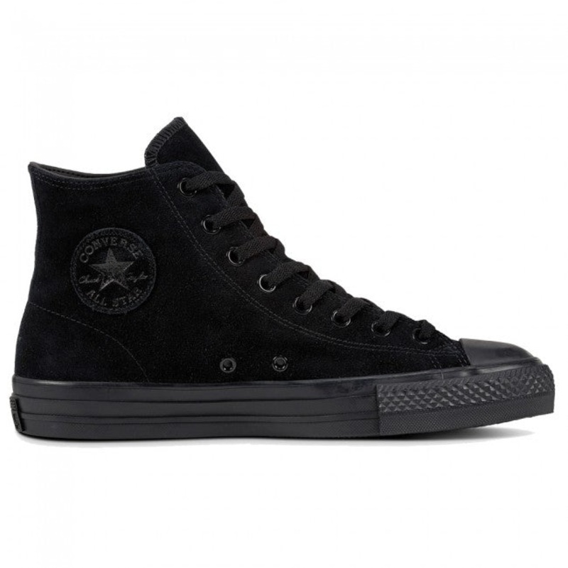 Converse CTAS Pro Hi Skate Shoe in Black, Black, Black