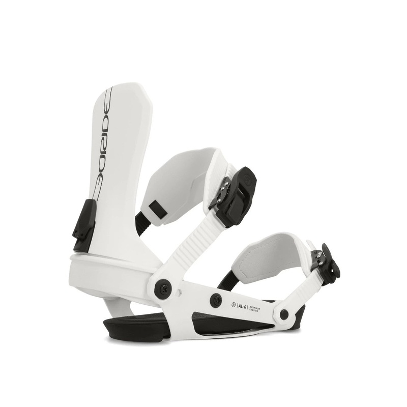 Ride AL-6 Womens Snowboard Binding in White 2024