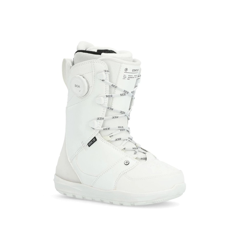 Ride Context Womens Snowboard Boot in White 2024