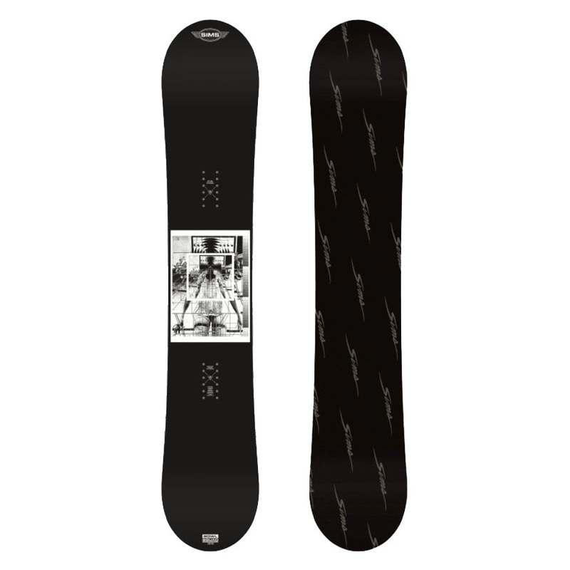 Sims Bowl Squad in Snowboard Black 2024