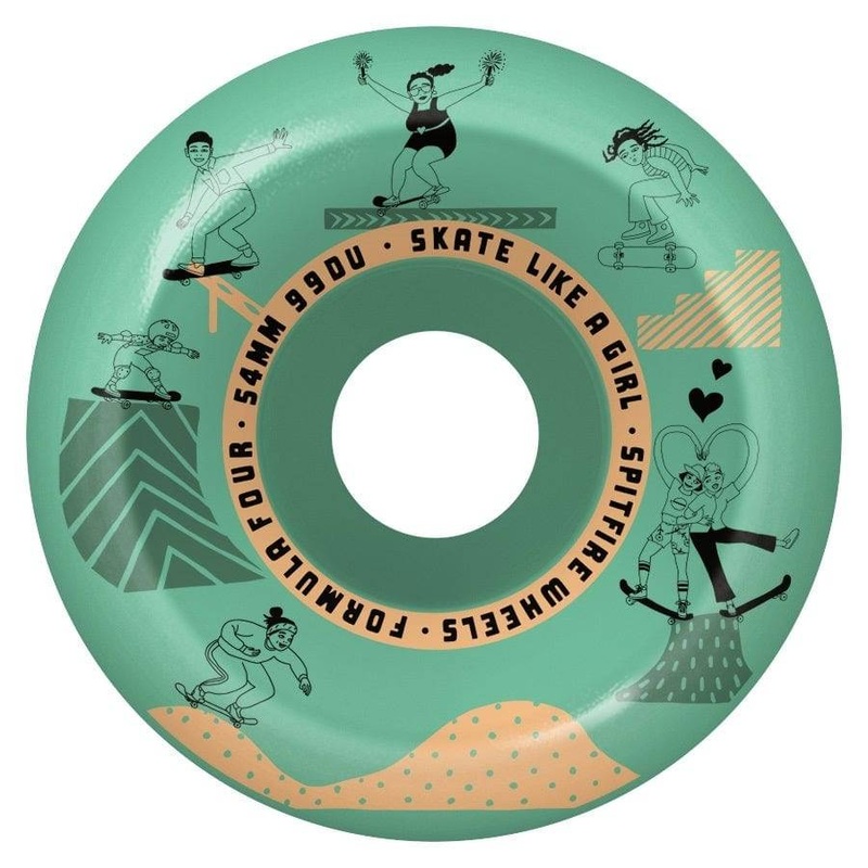 Spitfire Formula Four Skate Girl Sessions Skate Wheels 99d