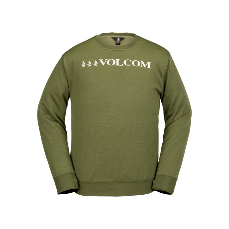 Volcom Core Hydro Crew Sweatshirt in Military 2024