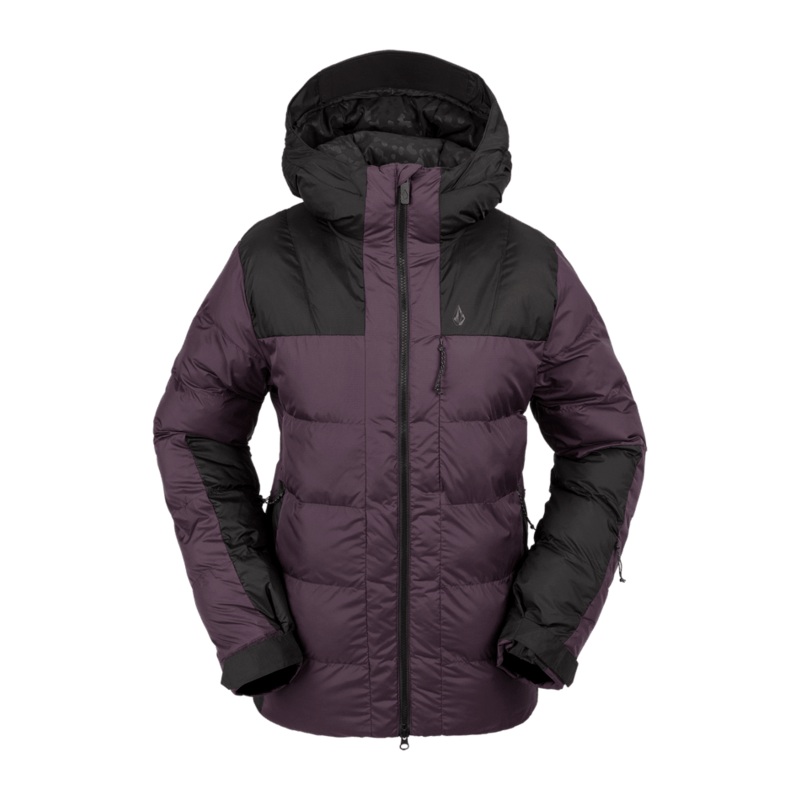 Volcom Puffleup Womens Snow Jacket in Blackberry 2024