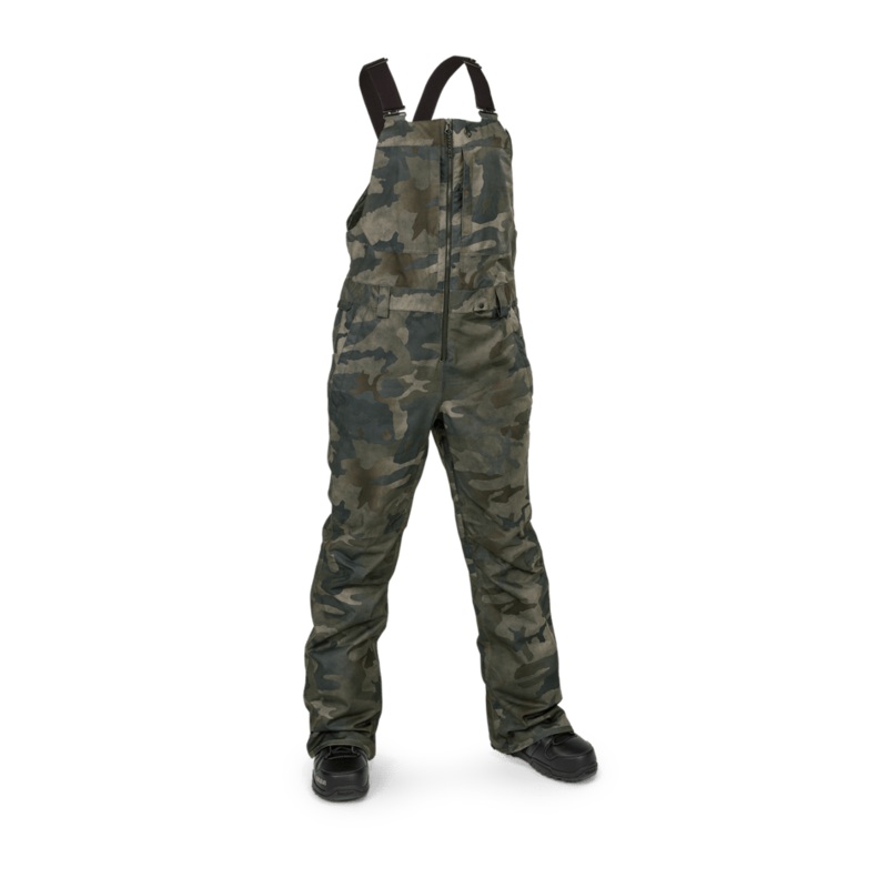 Volcom Swift Bib Womens Snow Pant in Cloudwash Camo 2024