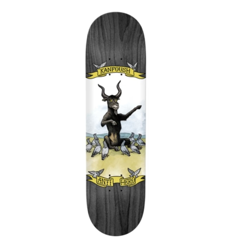 Antihero Kanfoush Pigeon Religion Skateboard Deck in 8.75