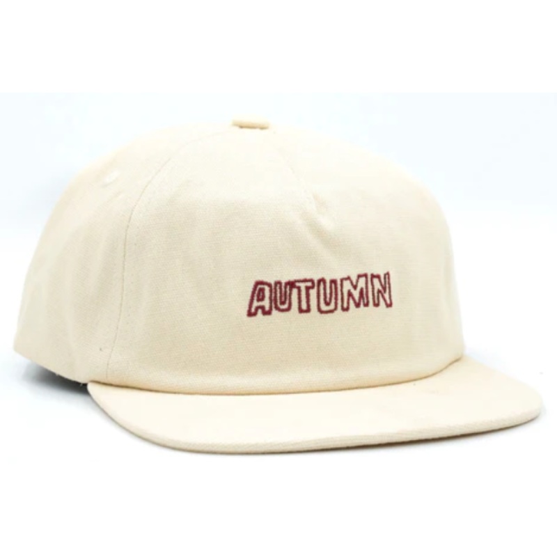 Autumn Canvas Snapback Hat in Natural