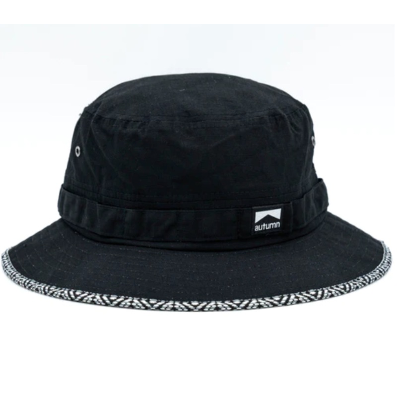 Autumn Rip Stop Boogie Hat in Black