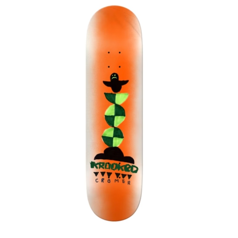Krooked Cromer Air Skateboard Deck in 8.38