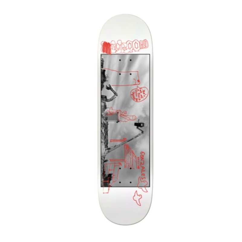 Krooked Gonz Aperture Skateboard Deck in 8.5