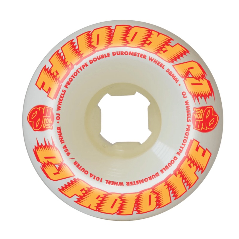 OJ Prototypes Double Duro Mini Combo Skateboard Wheels in 101a and 95a Durometer
