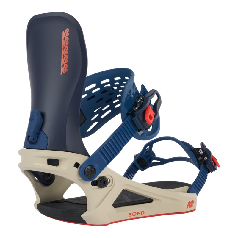 K2 Bond Snowboard Bindings in Tan and Navy 2024