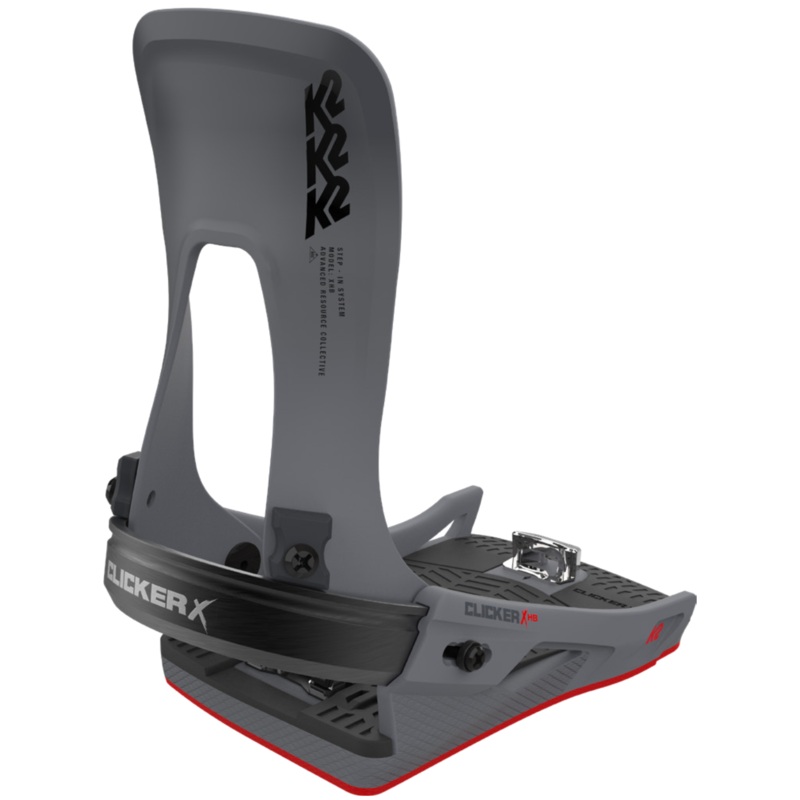K2 Clicker X Hb Step In Snowboard Bindings in Grey 2024