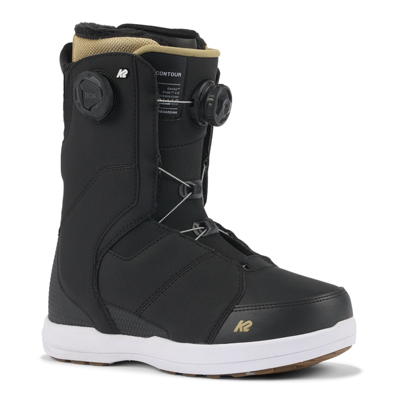 K2 Contour Womens Snowboard Boots in Black 2024