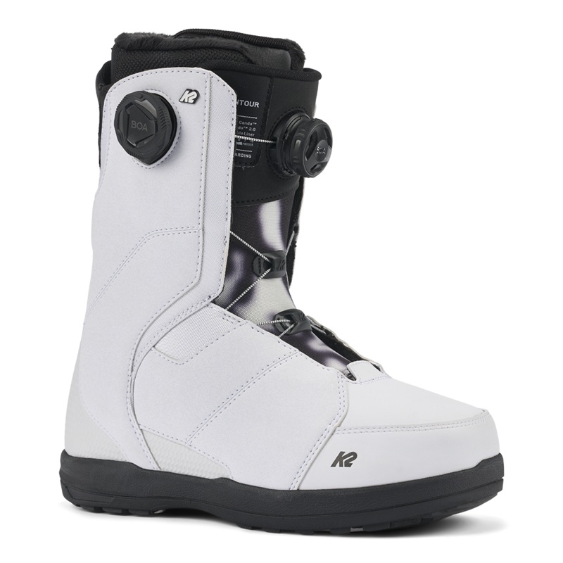 K2 Contour Womens Snowboard Boots in White 2024
