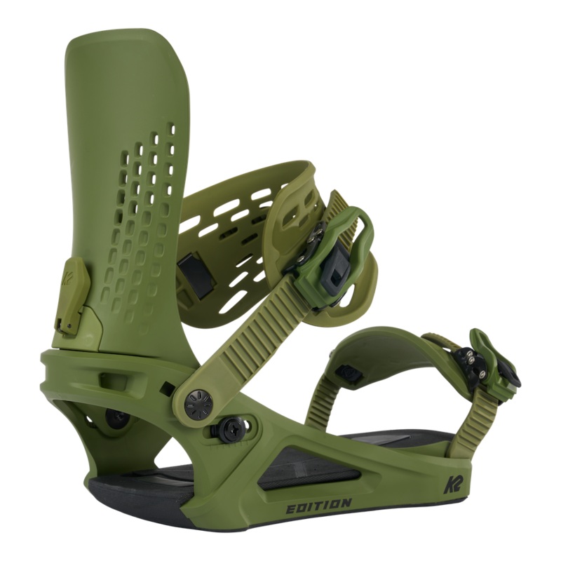 K2 Edition Snowboard Bindings in Moss 2024