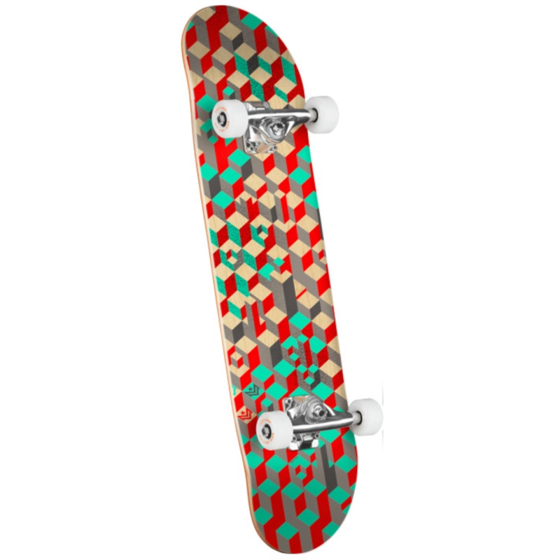 Mini Logo Birch Skateboard Assembly Pattern Blocks 242 K20 8.0"