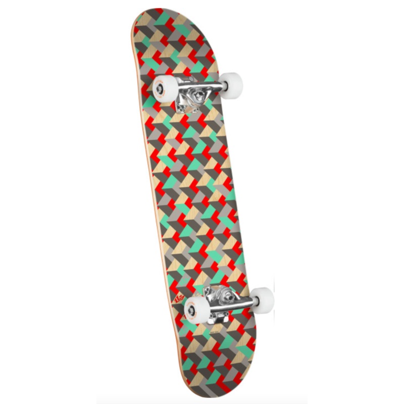 Mini Logo Birch Skateboard Assembly Pattern Grate 291 K20 7.75"