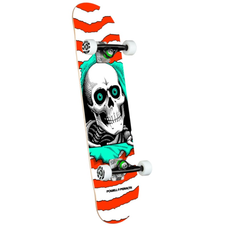 Powell Peralta Ripper One Off Orange Birch Complete Skateboard 7 x 28