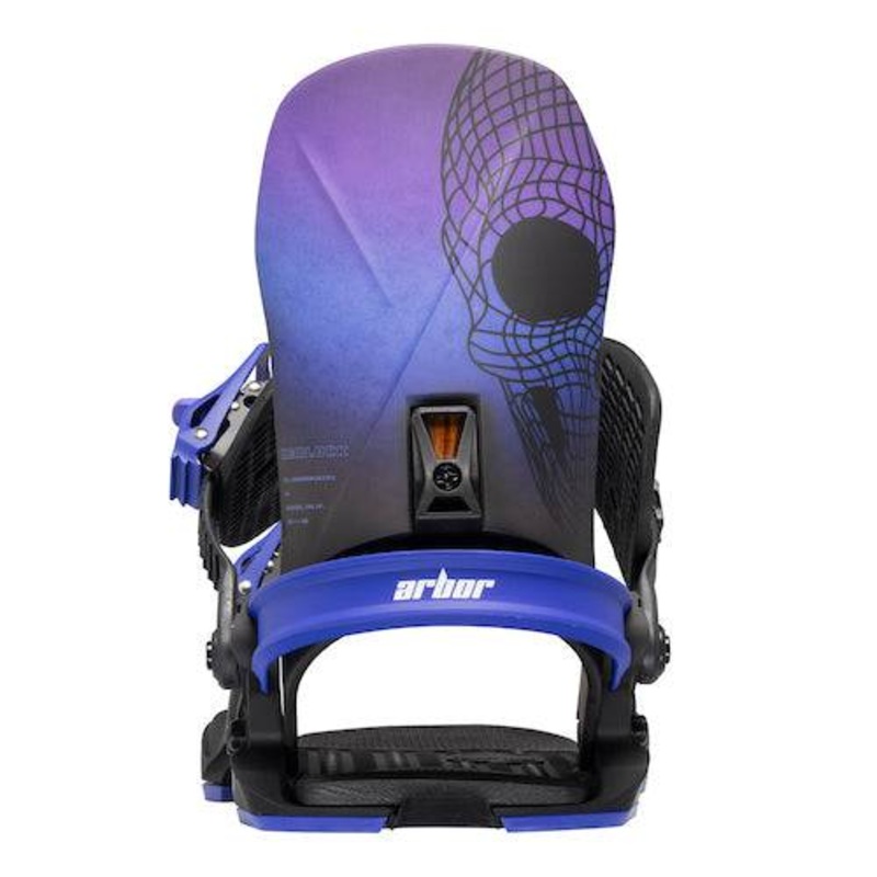 Arbor Hemlock Snowboard Binding in Samborghini 2024