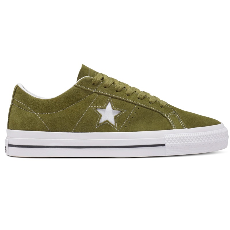 Converse One Star Pro Ox in Trolled/White/Black