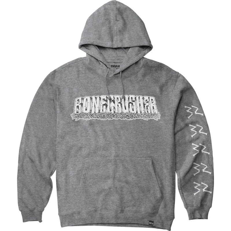 32 (Thirty Two) Bonecrusher Hooded Sweatshirt in Grey and Heather 2024