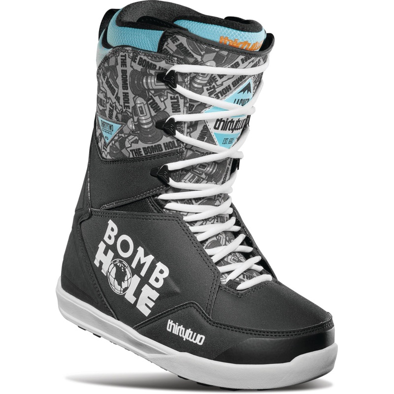 32 (Thirty Two) Lashed Bomb Hole Snowboard Boots in Black and White 2024