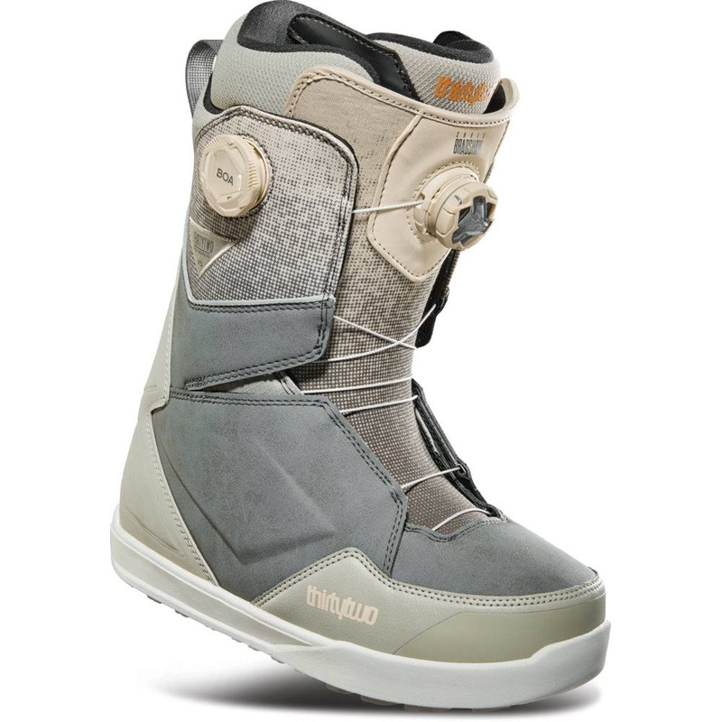 32 (Thirty Two) Lashed Double Boa Chris Bradshaw Snowboard Boots in Grey and Tan 2024
