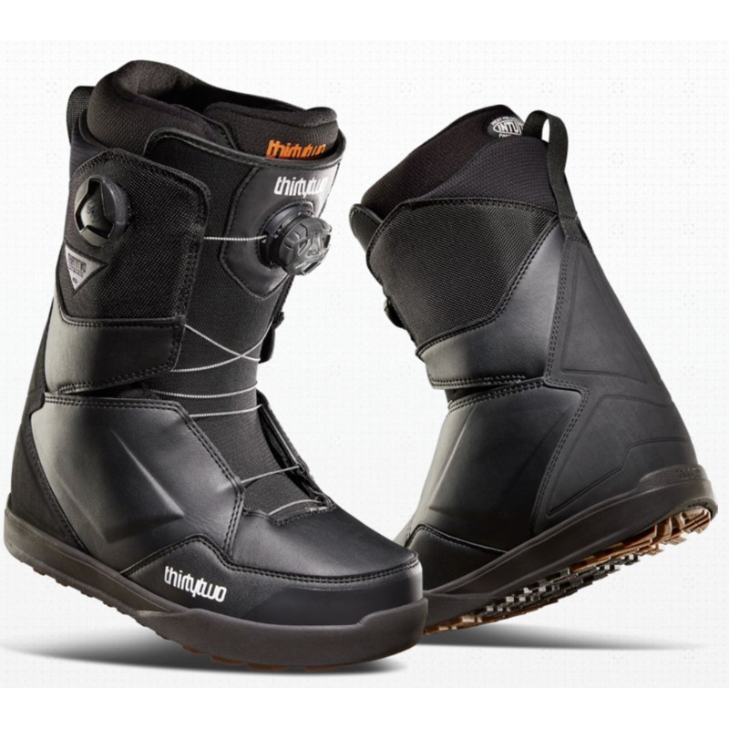 32 (Thirty Two) Lashed Double Boa Wide Quick Strike Snowboard Boots in Black 2024