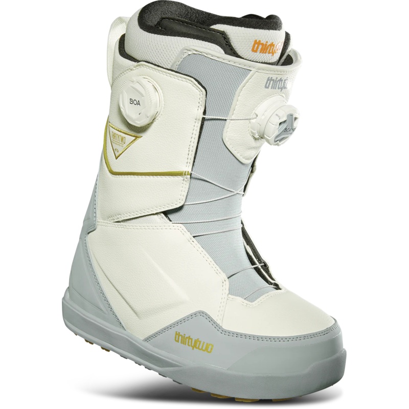 32 (Thirty Two) Lashed Double Boa Womens Snowboard Boots in White and Grey 2024