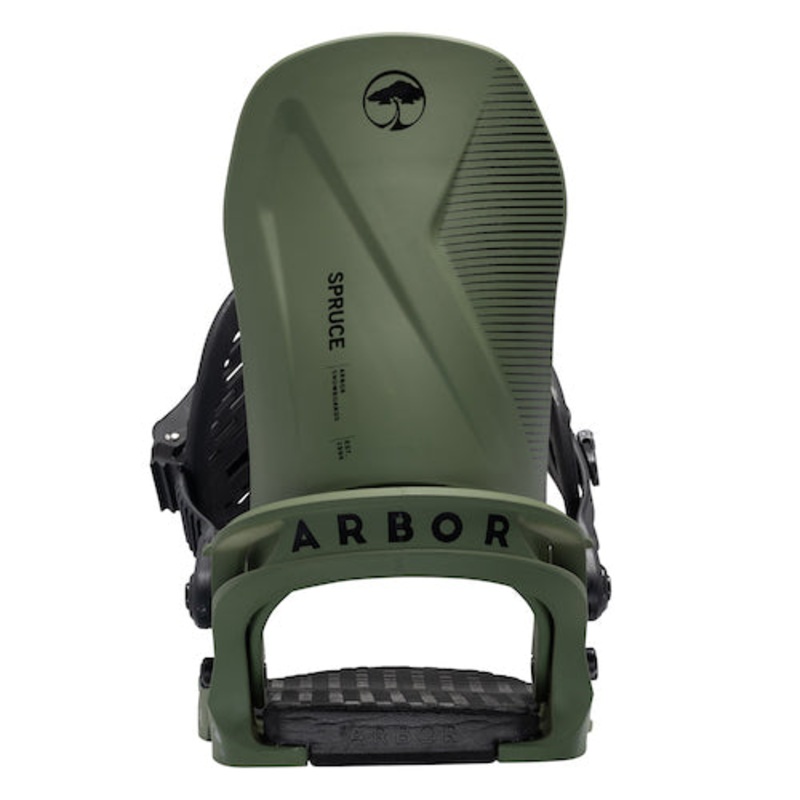 Arbor Spruce Snowboard Binding in Surplus Green 2024