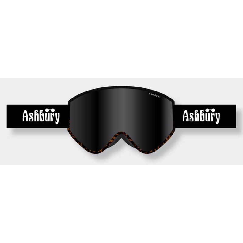Ashbury A12 OG Snow Goggle with a Dark Smoke Lens and a Spare Yellow Lens