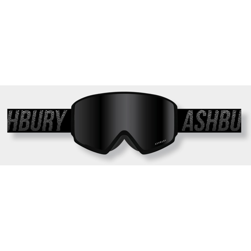 Ashbury Arrow Sundown Snow Goggle with a Dark Smoke Lens and a Spare Yellow Lens