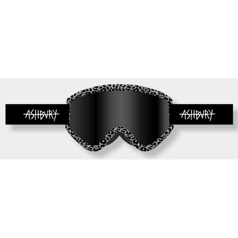 Ashbury Blackbird Farrier Snow Goggle with a Dark Smoke Lens and a Spare Yellow Lens
