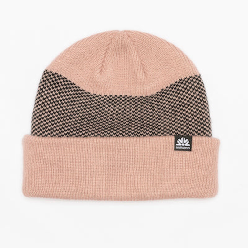 Autumn Birdseye Beanie in Dusty Pink 2024