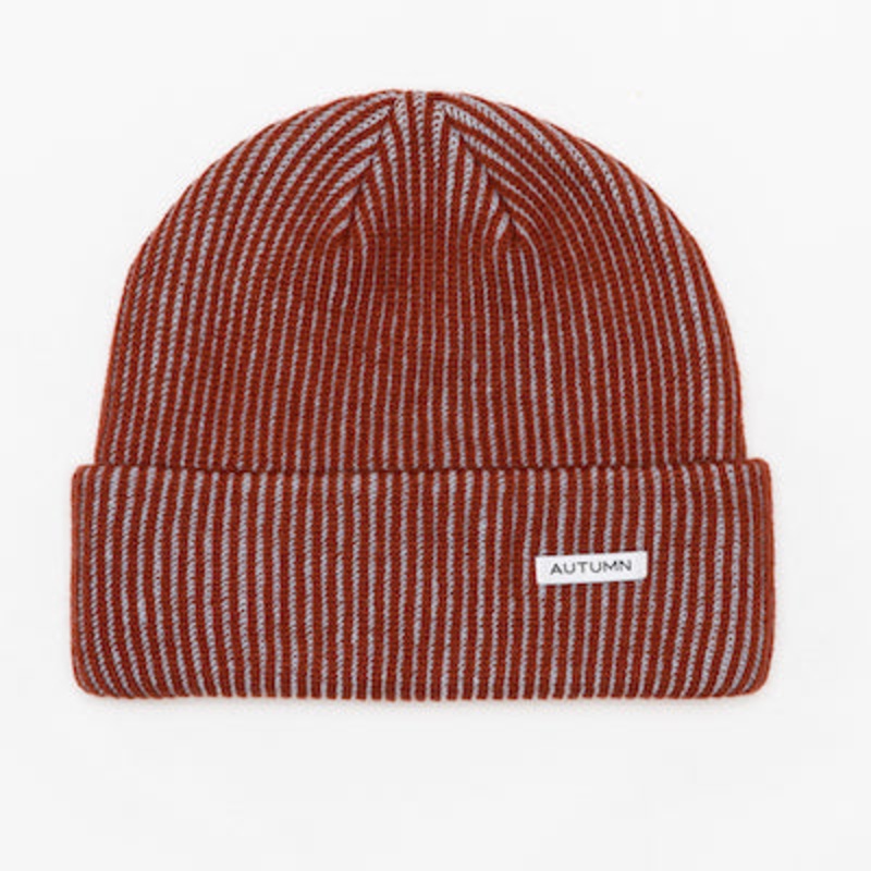 Autumn Cord Beanie in Rust 2024