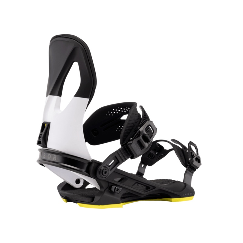 Arbor Cypress Black and White Snowboard Binding 2026