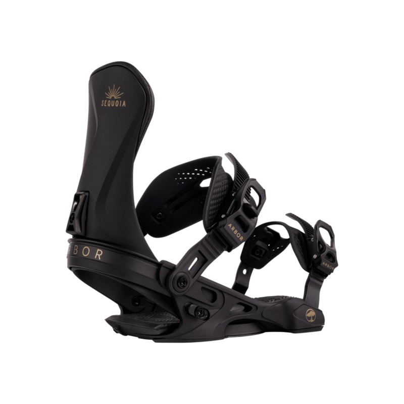 Arbor Sequoia Black and Gold Womens Snowboard Binding 2026