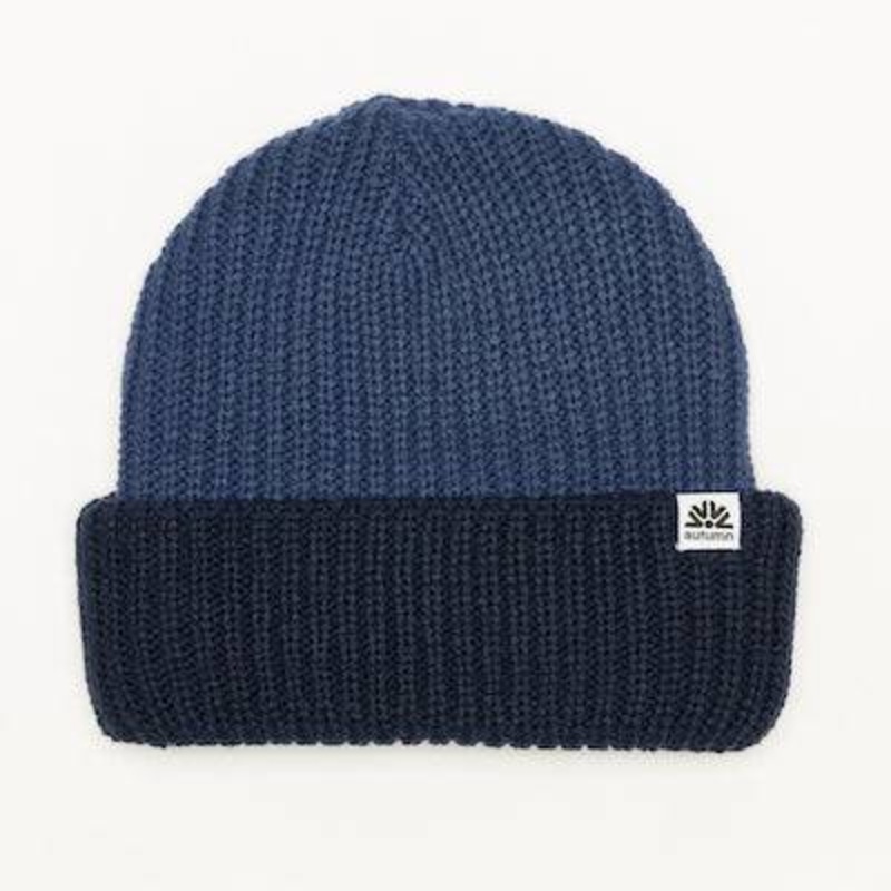 Autumn Dual Tone Beanie in Navy 2024