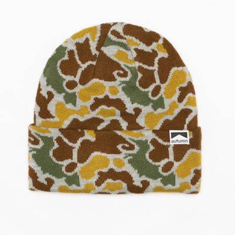 Autumn Duck Camo Beanie in Grey 2024