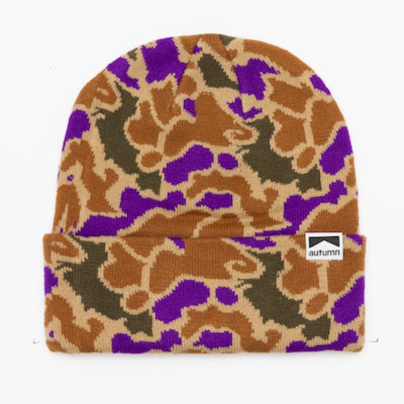 Autumn Duck Camo Beanie in Khaki 2024
