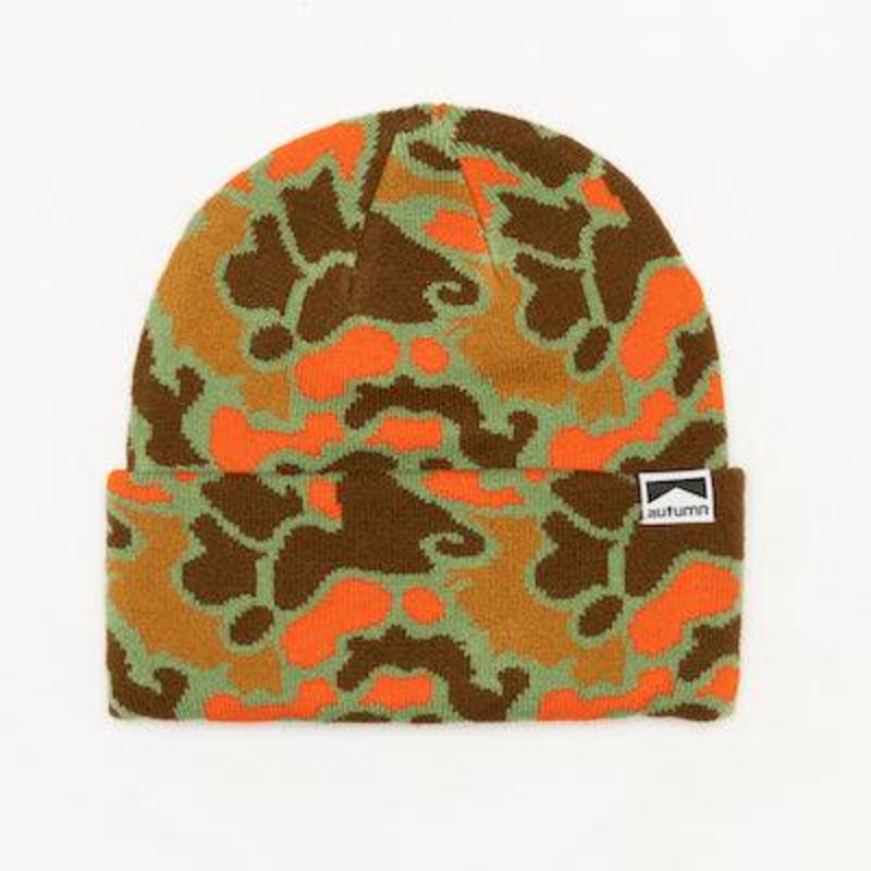 Autumn Duck Camo Beanie in Moss 2024