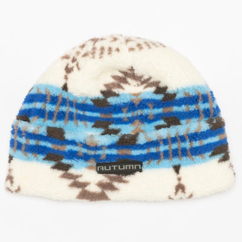 Autumn Fleece Cuff  Beanie in White 2024