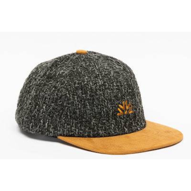 Autumn Fleece Strapback Cap in Charcoal 2024
