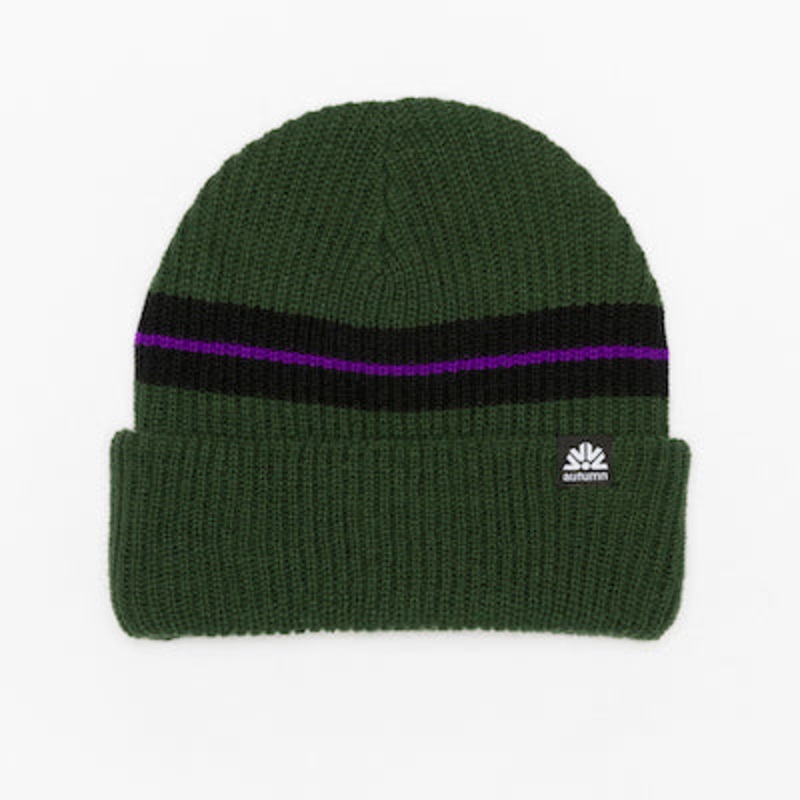 Autumn Horizon Beanie in Deep Forest 2024