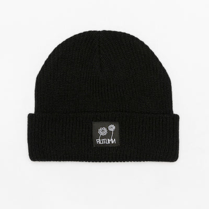 Autumn Label Beanie in Black 2024