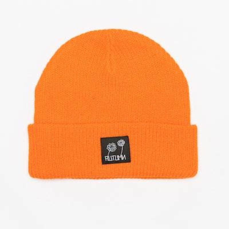 Autumn Label Beanie in Orange 2024