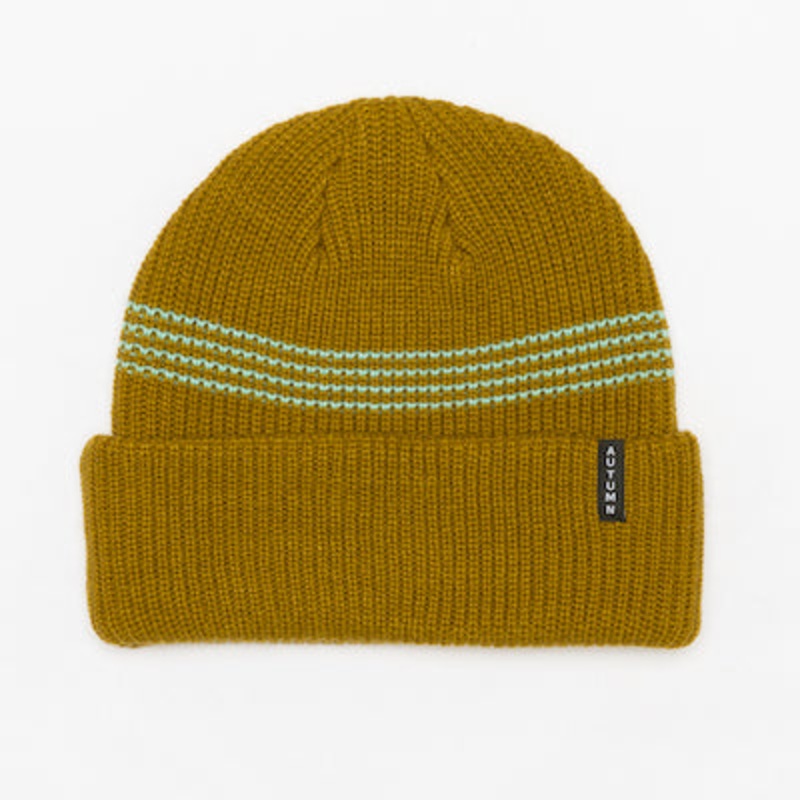 Autumn Mini Stripe Beanie in Harvest 2024