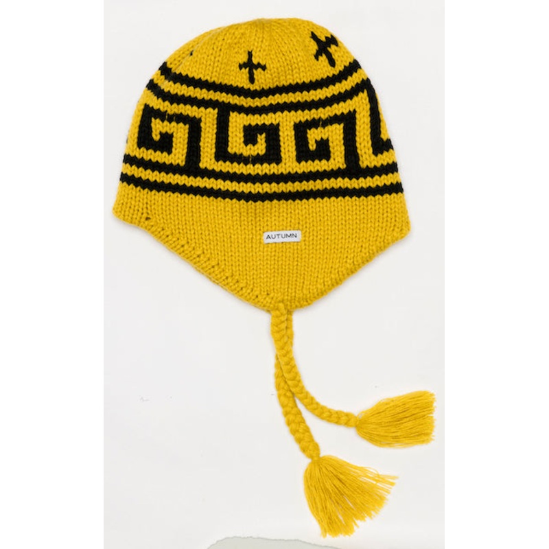 Autumn Niseko Earflap Beanie in Saffron 2024